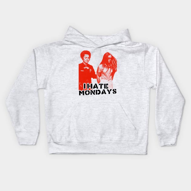 Brenda Spencer ))(( I HATE MONDAYS Kids Hoodie by darklordpug